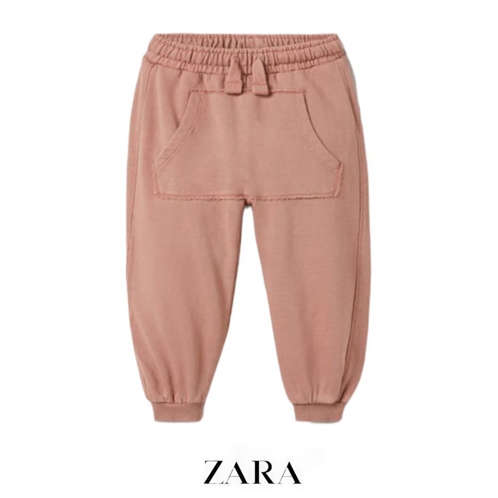 ZARA Kids | Pink | PLUSH KANGAROO PANTS